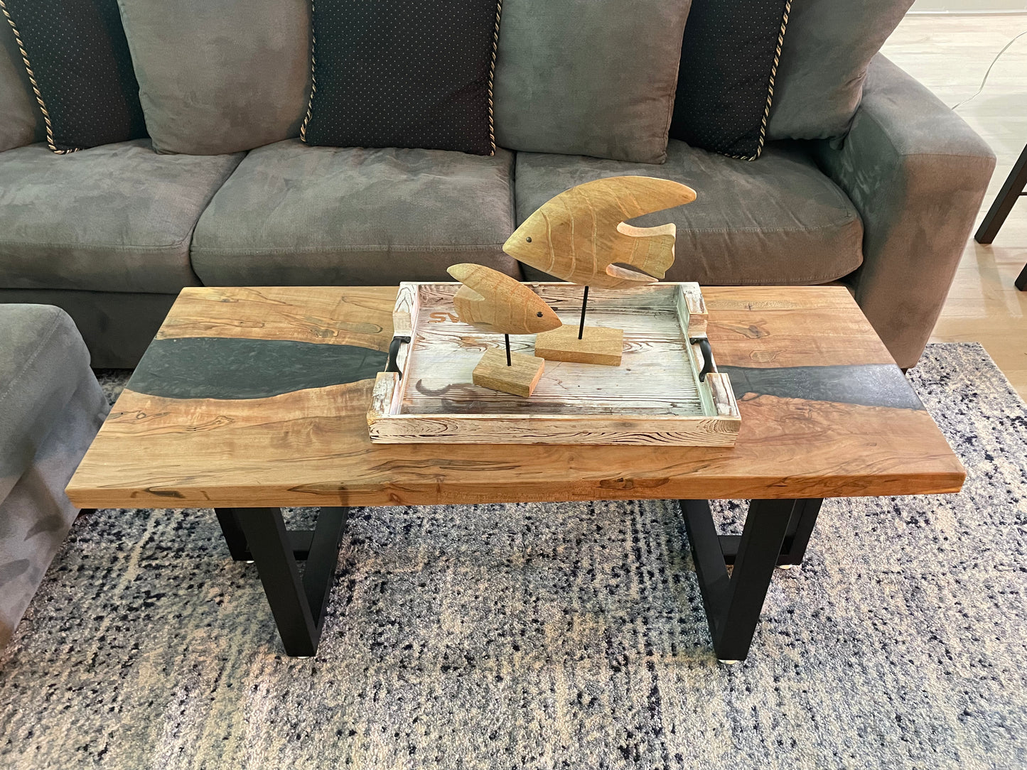 Resin Pour Coffee Table