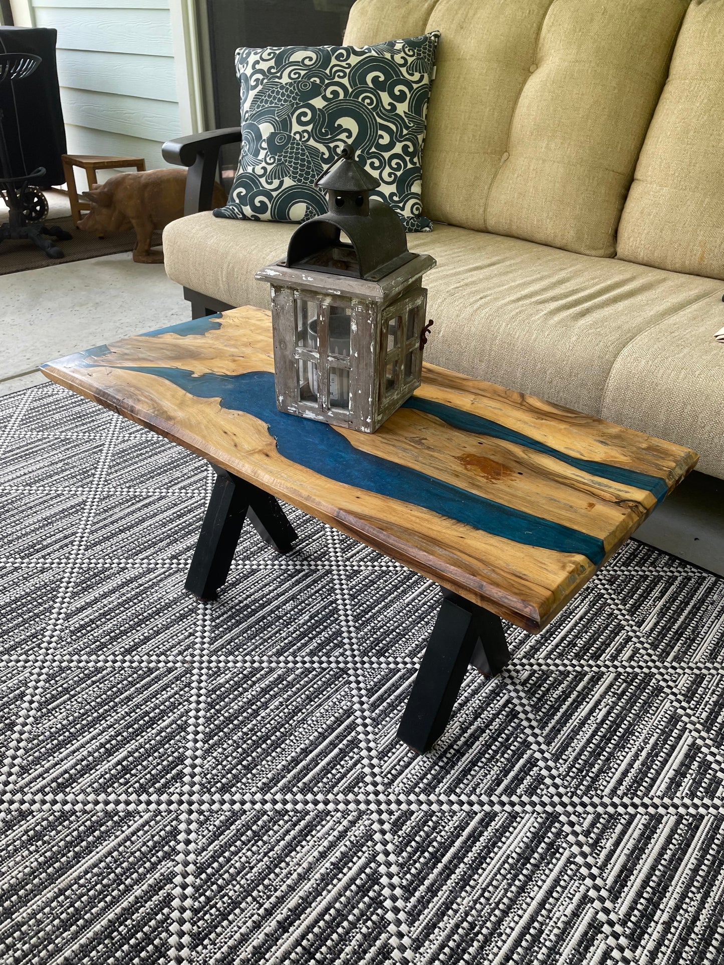 Resin Pour Coffee Table